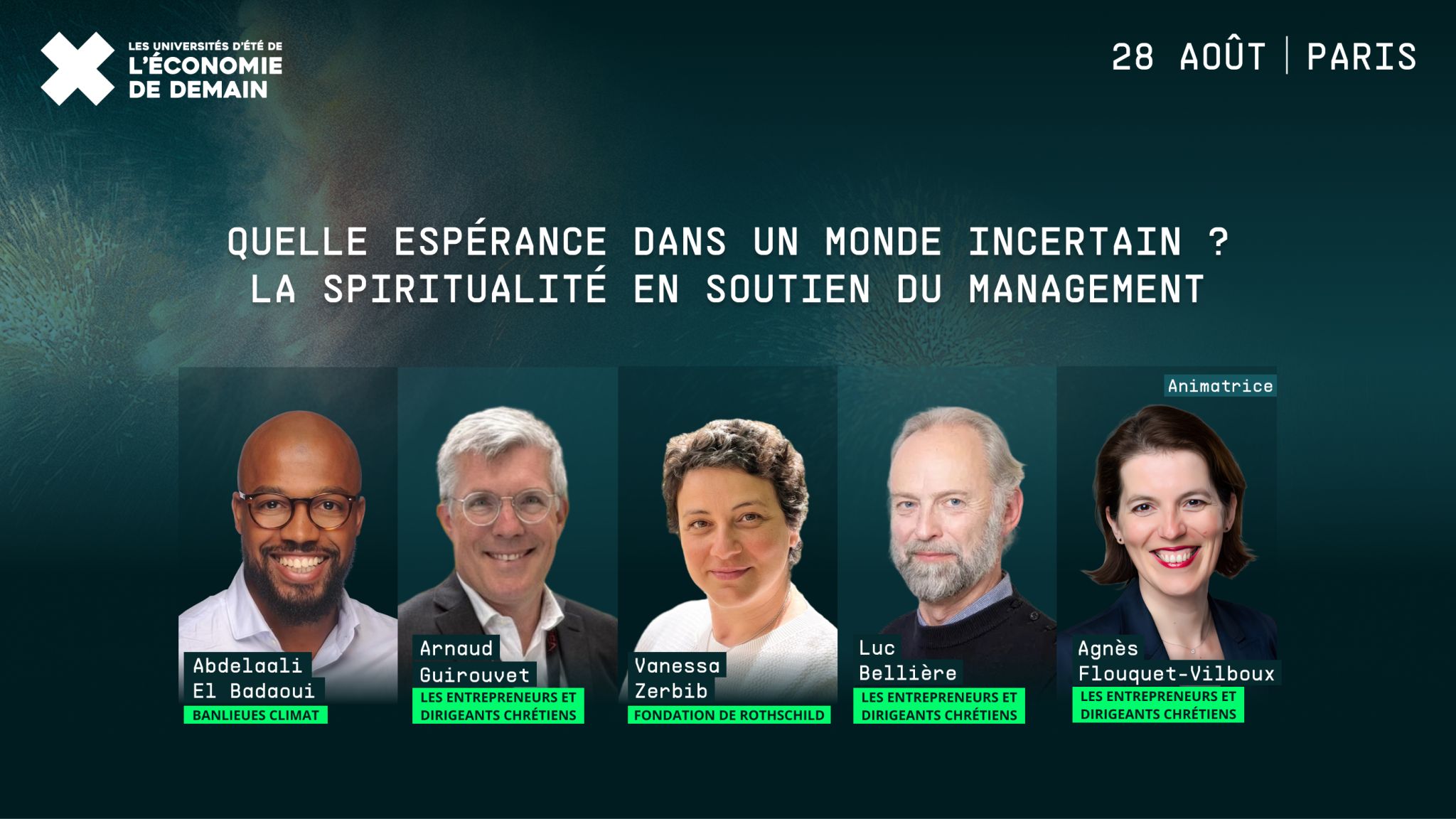 « Quelle espérance dans mon incertain ? La spiritualité en soutien du management »